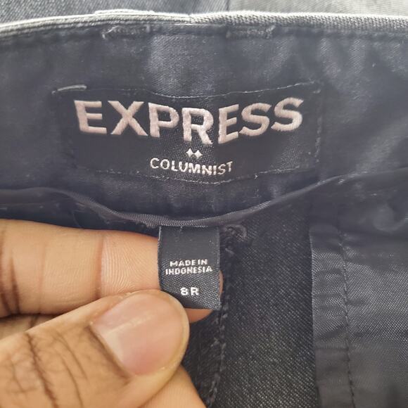 Express Factory Columnist Gray Pants Size 8R - Picture 6 of 8